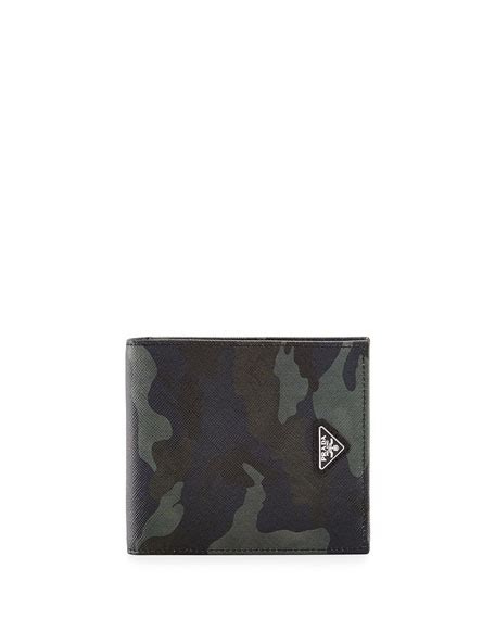 prada blue camo wallet|More.